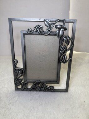 The Weston Gallery 3x5 Pewter Metal Picture Frame Reflections Vine Cottagecore